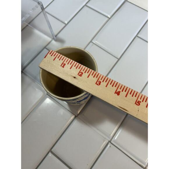 Copeland Spode SP293 Jasper Ware Blue Tumbler 4" Made In England. 2 Vintage Cup - Picture 13 of 13